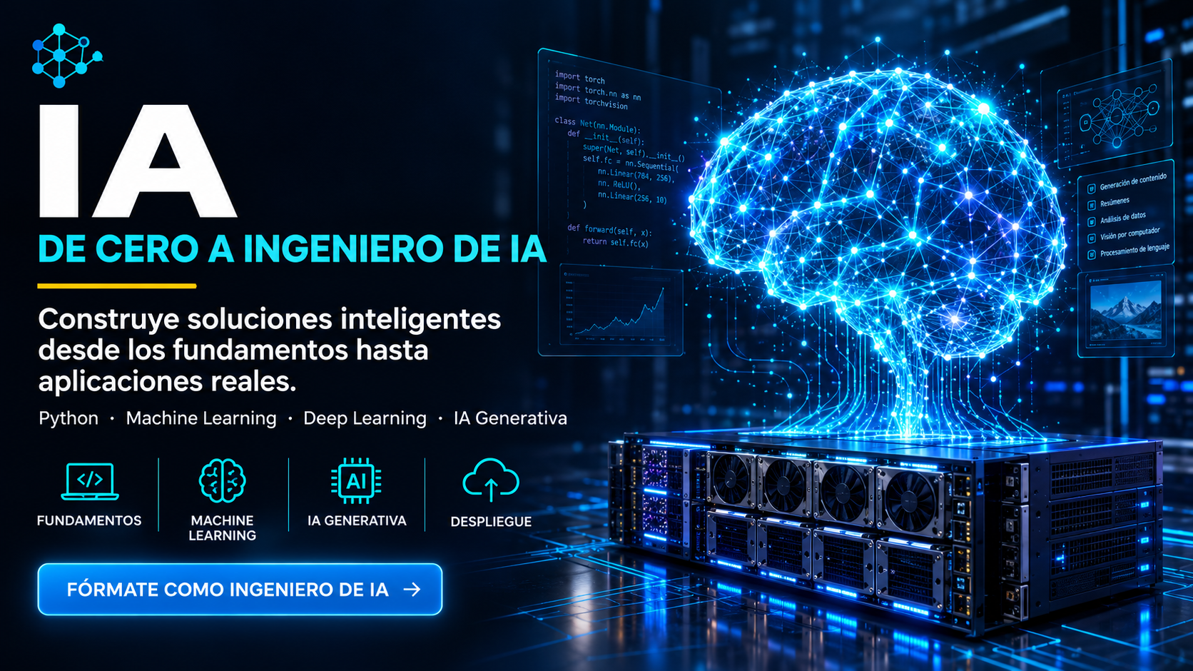 Inteligencia Artificial: de Cero a Ingeniero de IA